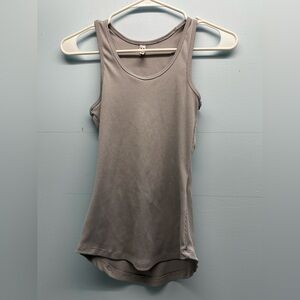 Women’s purple Under Armour heat gear ribbed athletic activewear gym Tank Top XS